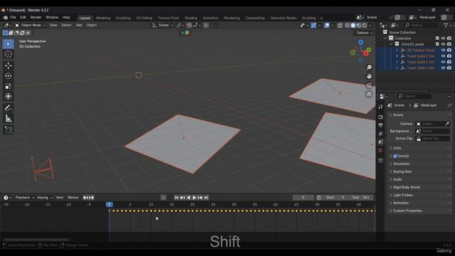 5 -Import tracking data into blender and customize it