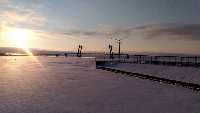 Солнце на заливе!Финский!