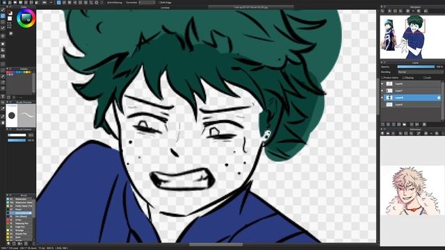 Deku sports festival - speedpaint - medibang paint pro