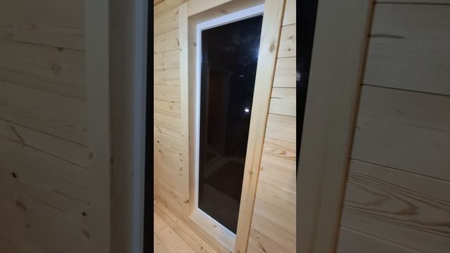 Каркасная баня 2.4 на 4.5м
