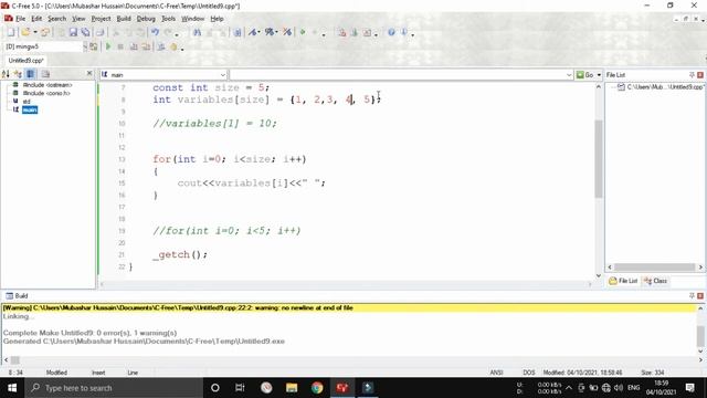 Arrays in C++ in Hindi/Urdu | Static Arrays | C++ | Linear Search Algorithm | CS World