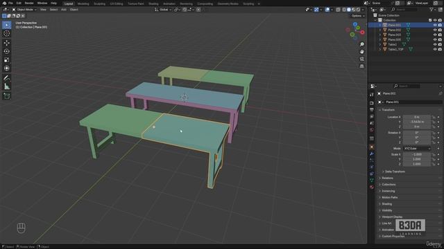 3 -Separating and Joining Mesh Parts