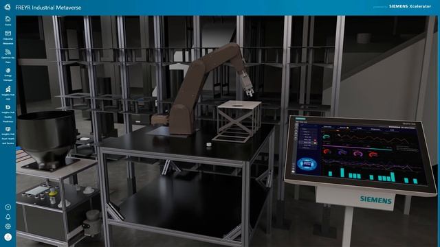 Siemens FREYR Industrial Metaverse showcase