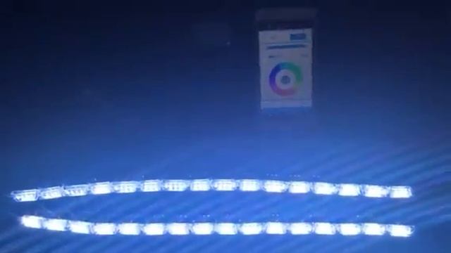 WIFI APP control RGB cyrstal LED daytime running light