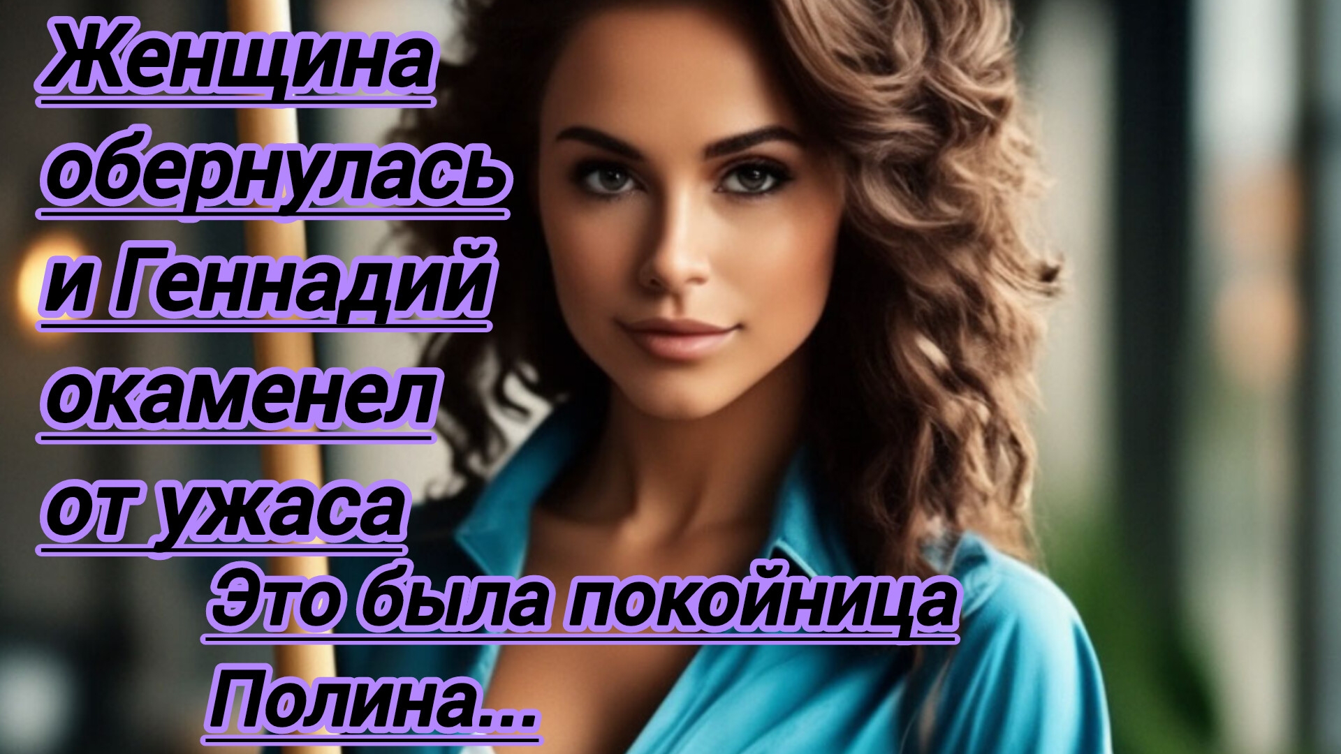 Жизненные истории."Женщина обернулась и Геннадий окаменел от ужаса. Это была покойница Полина..
