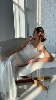 Свадебное платье Сегрето из коллекции «Sposame!» от бренда Anna Kuznetcova