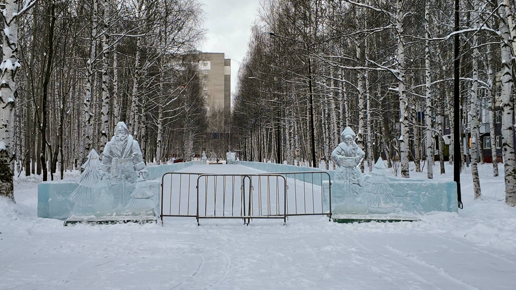 Открытие Нового городского ледяного  катка  ХМАО-ЮГРА #излучинск #нижневартовск  #аэросъёмка