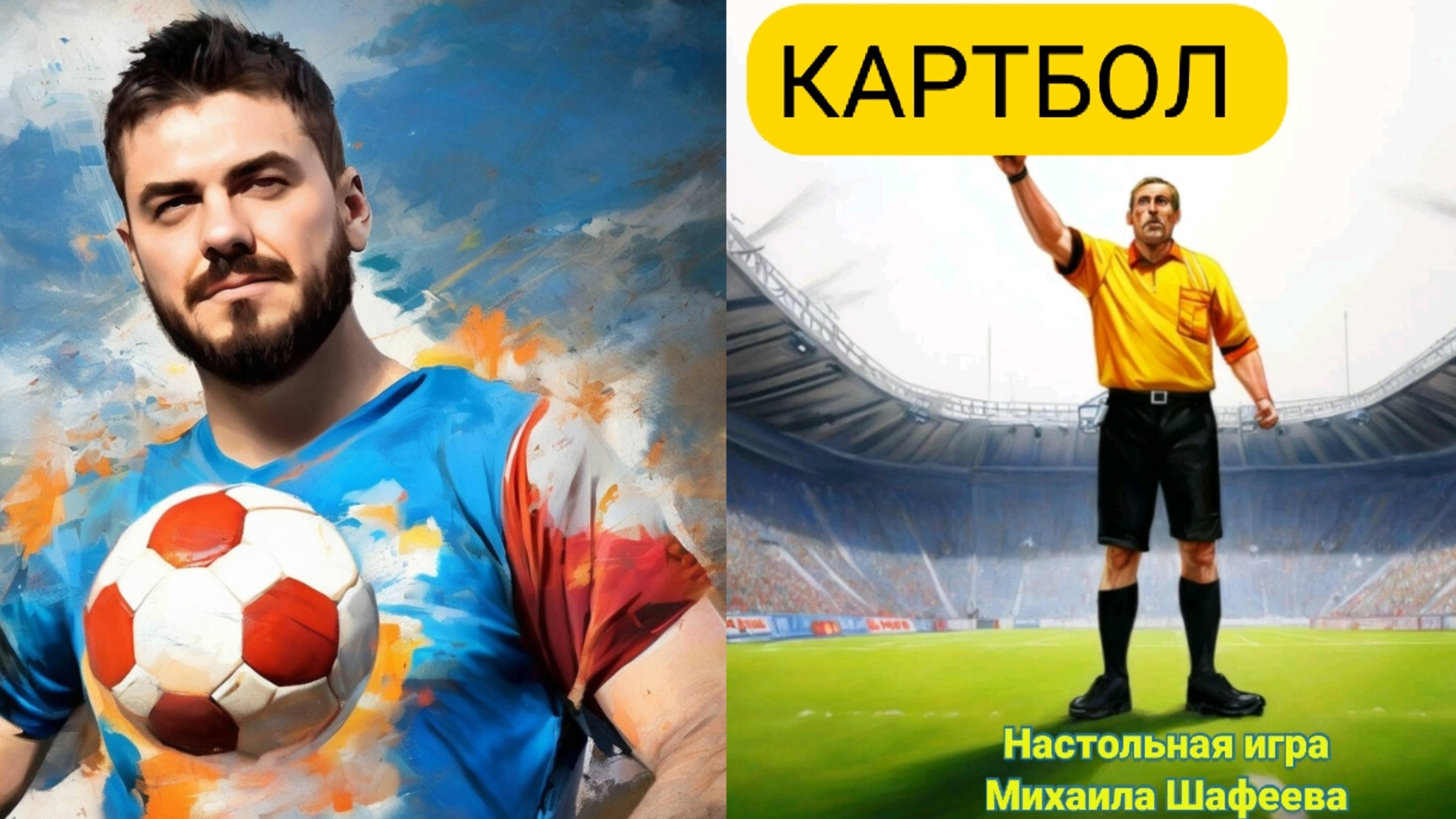 Картбол! Наша первая авторская карточная настольная игра!