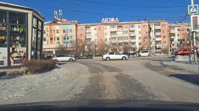 Поворот с ул.Дарханская на ул.Лебедева с последующей остановкой ТС🚖✅