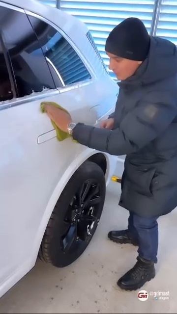 отогреваем китайский авто😆