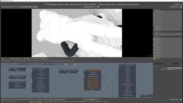 Modo _ Octane Render_ Triplanar Projection