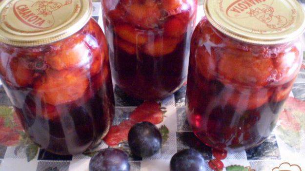 Сливовый компот на зиму