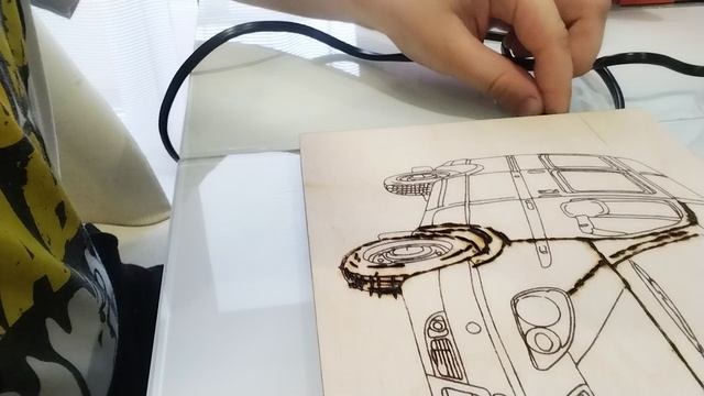 выжигаем в первый раз