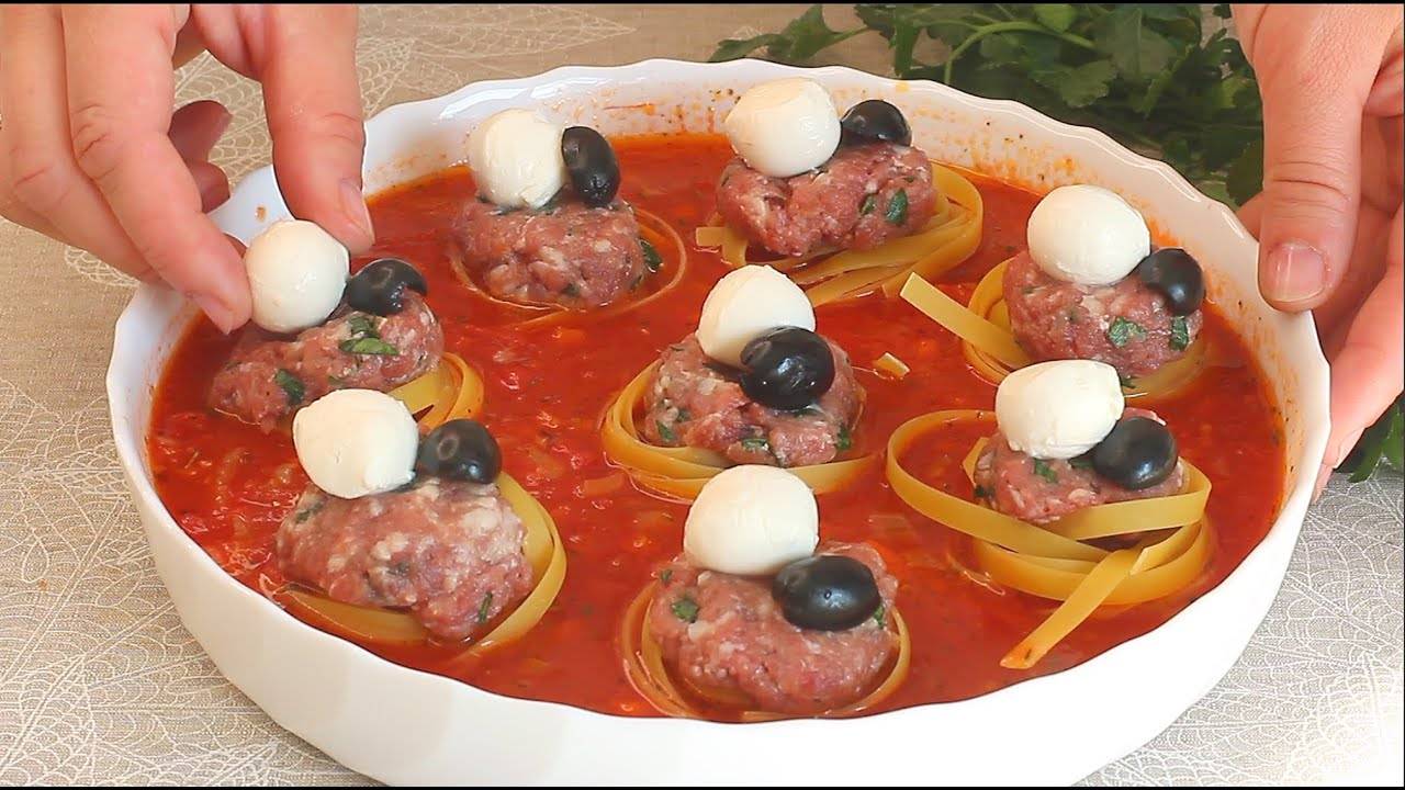 Тальятелле с мясным фаршем