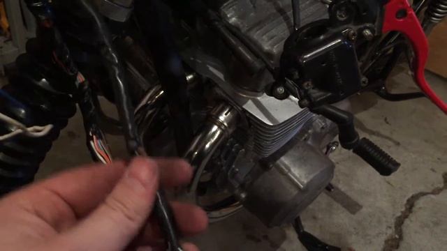 Honda CB750 Video 3 - Starting to eliminate wiring splices