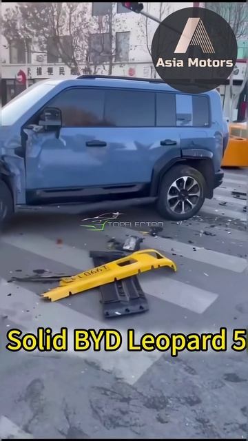 Авария с участием BYD Leopard 5 #fangchengbao VS Манипулятор  #byd #bydleopard5 #автоизкитаяподключ