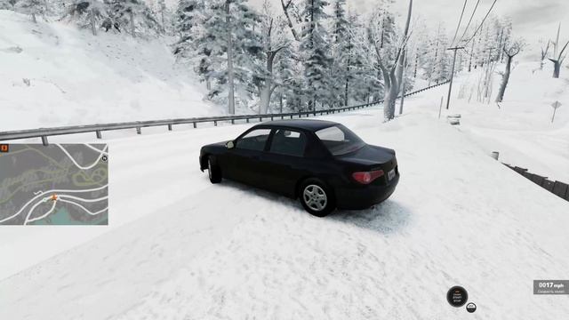 BeamNG.drive - ВСЁ ЗИМНИЙ СЕЗОН ! погоня от копов .