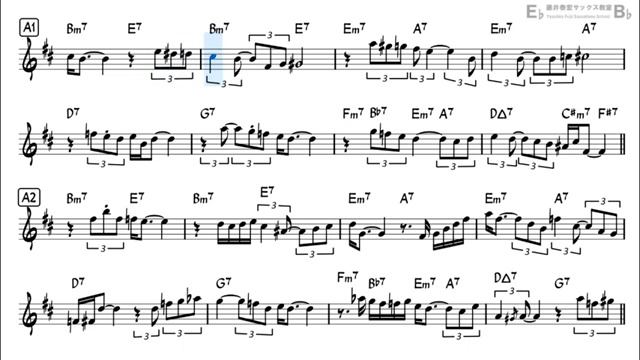 Lover Man Backing Track with Sheet Music for Alto Sax_270p_360p