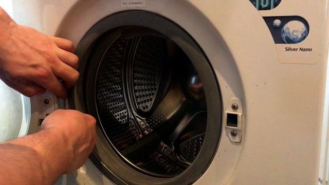 Как снять манжету стиральной машины