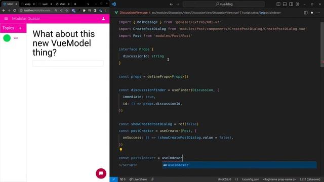 VueModel - First Ever Project Built With VueModel (Blog Post) - 2