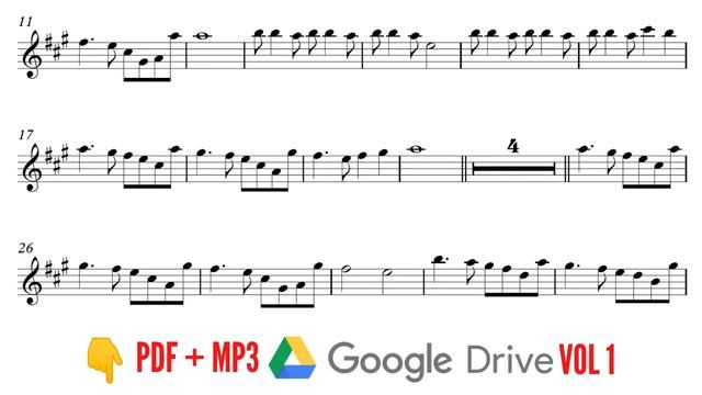 LA VIE EN ROSE ALTO SAX SHEET MUSIC ÉDITH PIAF_720p