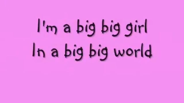 Emilia  Big Big World Lyrics SD