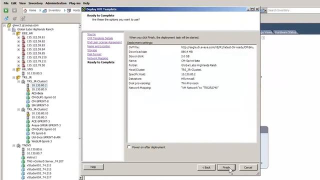 How to Install the Avaya Aura® Communication Manager OVA on VMware