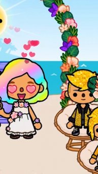 Радуга и Золото Поженились! 🌈+⭐️🟰❤️#shorts #tocaboca #токабока