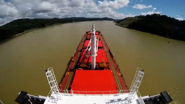 Panama canal time-lapse