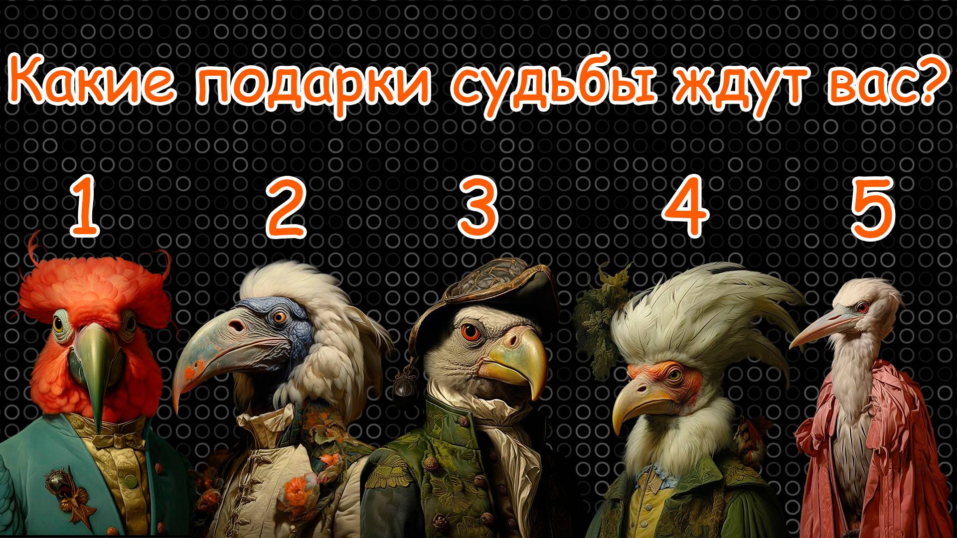 Какие неочевидные подарки судьбы ждут вас? | Выберите попугая!