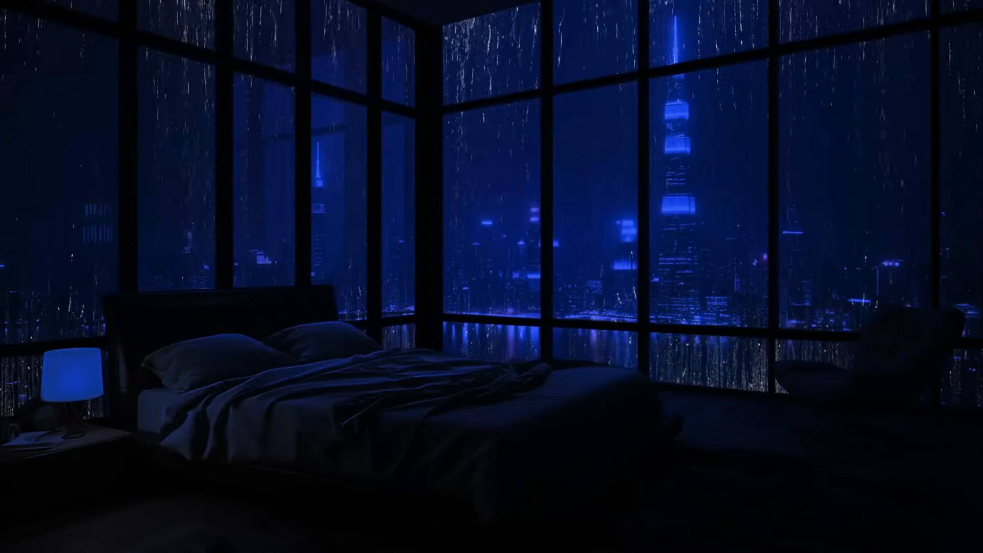 Шум Дождя в Ночном Городе для Крепкого Сна | Релакс Атмосфера