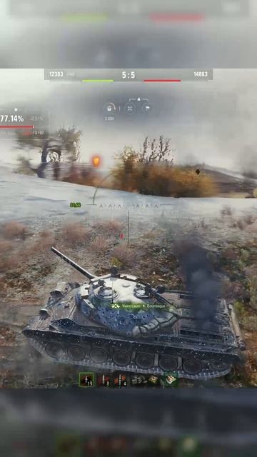 World of tanks | СМОТРИТЕ ПО СТОРОНАМ, КОГДА СВЕТИТЕ! #миртанков #shorts #worldoftanks