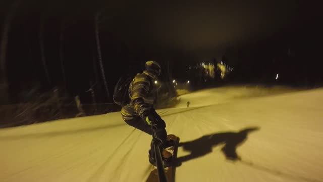 На горке .