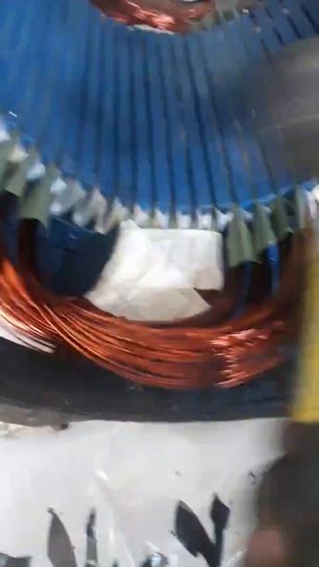 72 slot motor chain winding 6coil per set 12 set 1700rpm 
high volt motor