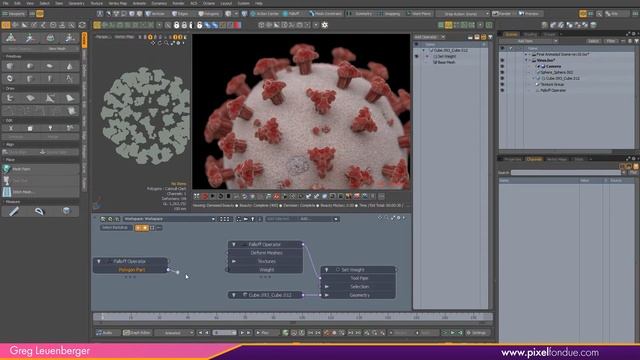 Random Weights on Polygon Parts