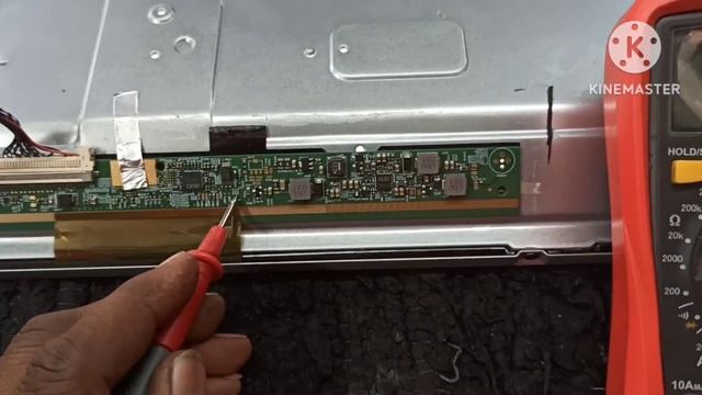 MITASHI LED TV.M.NO.MIDE032V02-HS PICTURE JUMPING AND DOUBLE IMAGE PROBLEM REPAIR