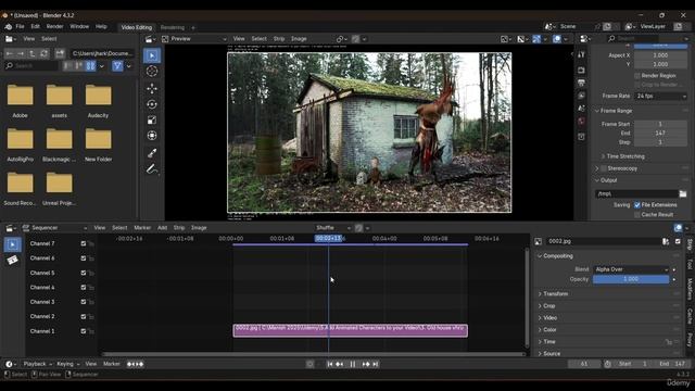 10 -Edit final video in Blender - Sound Effects