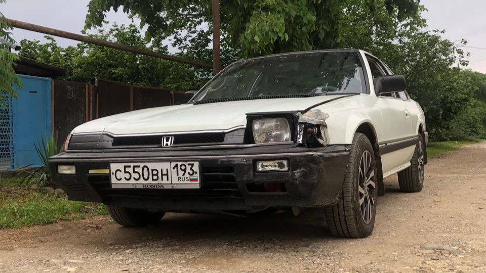 HONDA PRELUDE 1984г. Кузовной ремонт замена мотора на инжекторный.