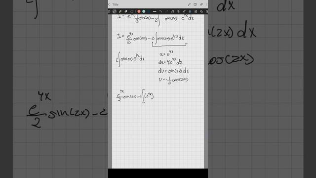 Crazy integral int(e^(4x)cos(2x))dx