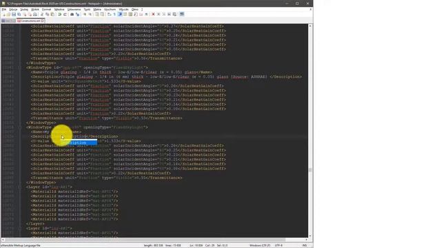 Справочник по созданию файла gbXML - часть 4