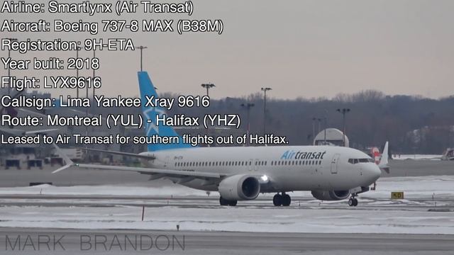 A NEW Canadian 737 MAX?! Air Transat Boeing 737 MAX 8 in Montreal (YUL / CYUL)