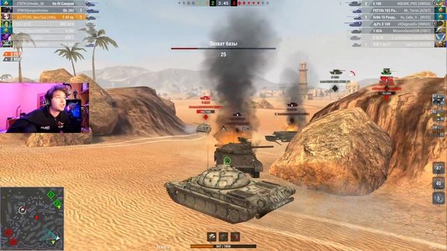 СМОТРИ КАК ТАНКУЕТ Т-22ср ● ЗАПОТЕЛ КАК МОГ НО СЛУЧИЛОСЬ ЭТО ● WoT Blitz