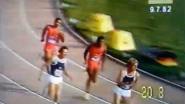 Calvin  Smith  Anchor  Leg  4x100m ( Athletics  game  DDR vs USA ) Karl-Marx-Stadt 1982.