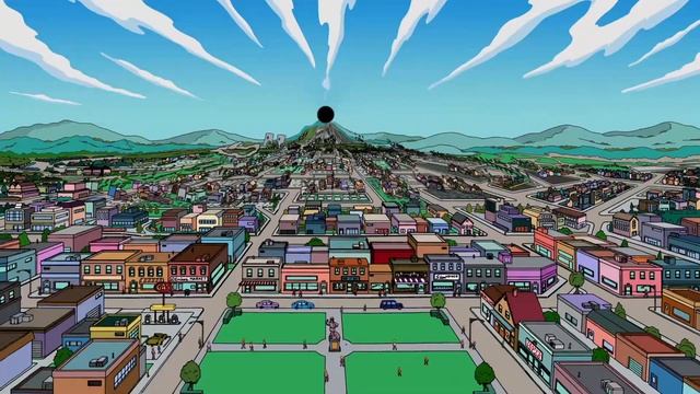Springfield Gets Sucked Into A Black Hole - The Simpsons
