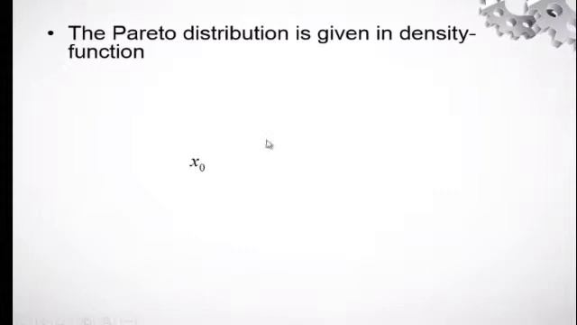Pareto Distribution and Logistic Distribution