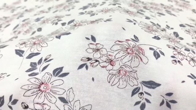 Трикотаж Кулирная гладь "Весеннее очарование", ш.1.96м (0,98м*2), Карде, хл-100%, АРТ 18074