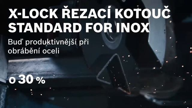 BOSCH X-LOCK ŘEZACÍ KOTOUČ STANDARD FOR INOX