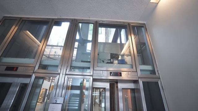 Sweden, Stockholm, Söderhallarna, 2X KONE elevator