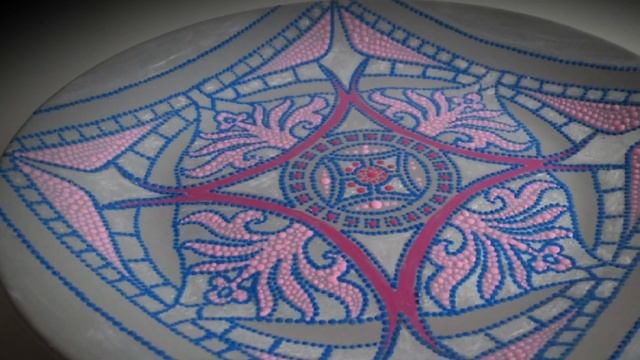 Роспись тарелок DEZIRE | твоческая студия АникО | точечная роспись