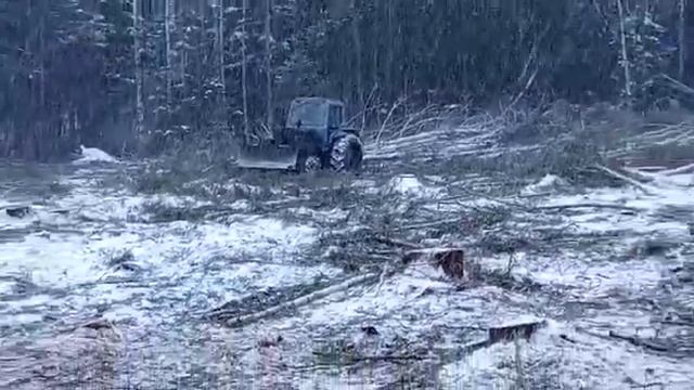 Мтз 82, очередной рабочий день